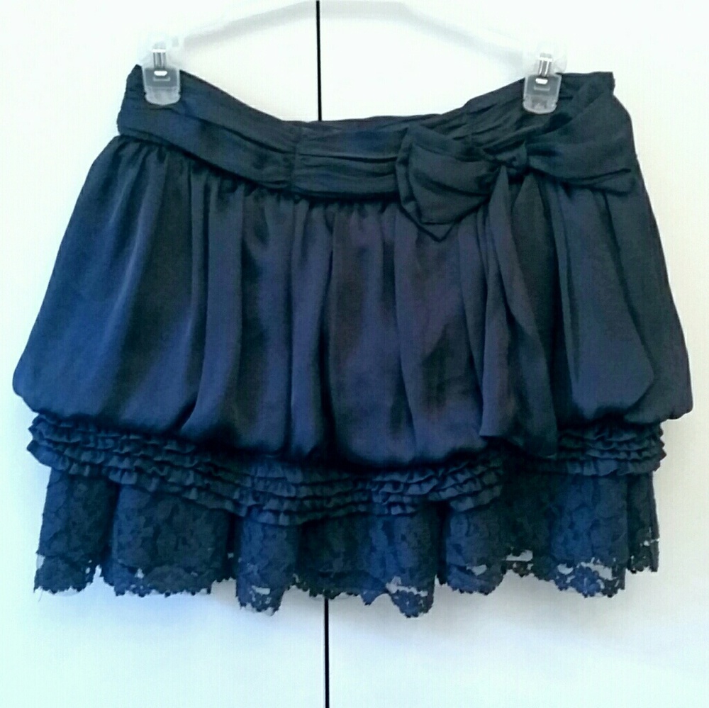 Midnight Blue Petticoat Skirt